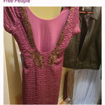 Free People Beaded Scoop Back Bodycon dress Size medium/lg Photo 2