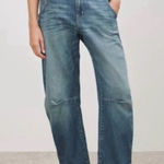 Nilli Lotan Emerson Barrel Classic Wash Jean 25 Blue Photo 0