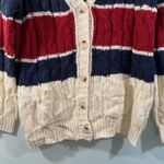 Edikted  Women Cream Tinsley Oversized Cable Knit Cardigan Size XS/S NWT Photo 3