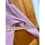 Eileen Fisher  Pink Cotton Stretch Double Breasted Jacket Coat Women’s Medium Photo 9