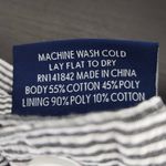 Lauren James Dark Gray and White Stripe Seersucker Shorts Size XS Preppy Shorts Photo 6