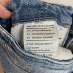 Kancan Denim Skinny Jeans 9/28 Womens Casual Raw Hem Distressed Light Wash Blue Photo 5