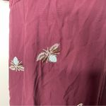 Moulinette Soeurs Anthropologie Burgundy Wine Beaded Firefly Dress sz 2 Photo 8