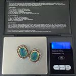 Vintage Unsigned Faux Blue Topaz Two Photo 9