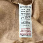 Pretty Little Thing NEW  Plus Camel Tie Waist Blouse Women’s 14 Photo 3