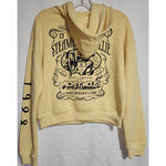 Disney steamboat willie yellow hoodie women's medium Photo 1