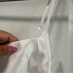 Lulus  Bubbly Charm NWT size‎ Medium White Taffeta Tiered Ruffled Mini Dress Photo 4