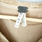 Free People  | We The Free Gold Luxe Velvet V-Neck Tunic Top Dress | Medium Photo 3