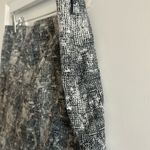 MM.LaFleur  Noho Lined Pencil Skirt in Black White Crackle Size 8 Photo 4