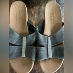 Skechers Women's Size 9 Black With Rhinestone Wedge Sandals NWOB 31721 Photo 2