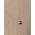 Tommy Hilfiger Gathered-Sleeve Top Size XL Brown Neutral Preppy Academia School Photo 3