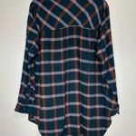 Knox Rose Women's Plaid Long Sleeves Button Down Tunic Shirt, Size XXL Photo 5