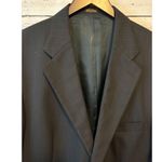 Men's Cricket Blazer Jacket, Black & White Striped, Size 46S Photo 1