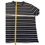 Theory Women's XXL Blue/White T-shirt, LINEN & Cotton Beach/ Preppy/ Plus Size Photo 1