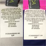 NEW Bca by Rebecca Virtue Chevron Bandeau bikini swimsuit set size S Blue Photo 4