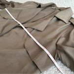 Lovers + Friends  Ryan Sage Khaki Trench Coat Size M Photo 8