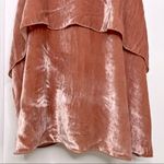Alice + Olivia  by Stacey Bendet Rose Tan Velvet Blouse Ruffle Tank Top Size S Photo 5