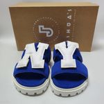 Joshua's Heart In New York City Slip On Footbed Sandals Blue White Size EU 37 Photo 3