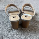 White Mountain  Eve Gray Suede Braided Wedge Sandals SIZE 9M Photo 5