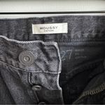 Moussy Northville High Waisted Straight Leg Jeans in Black Size 27 Photo 5