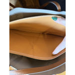 Tory Burch  Tote Bag Womens Perry Large Brown Pebbled Leather Triple Compartment Photo 7