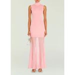 SER.O.YA Amine Knit Maxi Dress in Coral Blush XX Photo 12