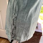 J. Jill Light Blue Women's Sweatshirt 100% cotton long sleeve 3/4 Photo 2