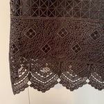 ZARA  Black & White Lace Dress Size Large Photo 6