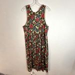 Carolart Design Vintage Teacher Dress Womens Size Medium Floral Cotton Jumper Pink Photo 6