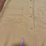 Babaton The‎ Group by  Yellow Button Front Akner Midi Shirt Dress Small Photo 8