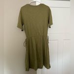 Old Navy  Green Midi Crew Neck Shirt Dress Photo 3