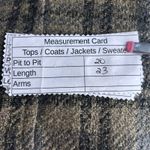 Chico's Womens Blazer Size M Or 1 Plaid Gray Brown Career Business Casual Photo 11