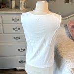 White Stag Vintage White Cotton Tank Photo 4