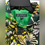 INC International Concepts Flower Me Jacket Medium Green Photo 2