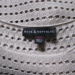 Rock & Republic Beige Short Slv Sweater - SZ XS Photo 3