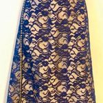 Anthropologie NWOT  Ruth dark navy lace skirt. Sz 4 Photo 0