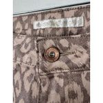Boston Proper NWT  Leopard Ankle Jeans Lush Pink Metallic Women’s Size 4 Photo 4