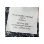 TIME‎ AND TRU Poncho Womens Size One Size Black Turtleneck Fringe Cable Knit Photo 4