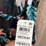 INC  International Concepts Black Tropical Lace Chiffon Floral Lingerie Bodysuit, Photo 4