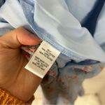 Lulus  Radiant Rosa Light Blue Floral Print Ruffled Mini Dress Size M Photo 9