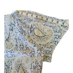 Lucky Brand  Flutter Sleeve Top Babydoll Silhouette Lightweight‎ Sheer Size L Photo 4