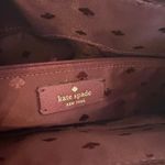 Kate Spade  New York Glitter Tote Bag Purse Handbag Burgundy Shimmy Photo 3