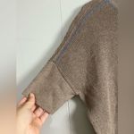 Lilla P Mocha Brown Easy Cotton Modal Short Sleeve Shirt Size XS Basic Everyday Photo 3