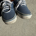 Tracy Evans Vans Authentic Skate Shoes - Navy Photo 4