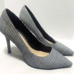 Gianni Bini  Pumps Black White Herringbone Dress shoes Heels sz 8M career Photo 0