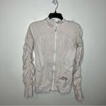 Lululemon ‎ dance studio jacket full zip ivory casual womens size 6 Photo 1