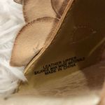 Born concept BOC Leather Floral Ankle Strap Sandals Gold 8 Photo 7