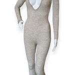 Lux Perfect Oatmeal Jumpsuit Size M Photo 3