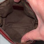 Bottega Veneta  Red Intrecciato Woven Leather Makeup Case Photo 11