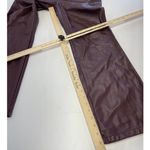 Marissa Webb Pants‎ Womens 8 Purple Red Faux Leather Kick Flare Trousers Photo 7